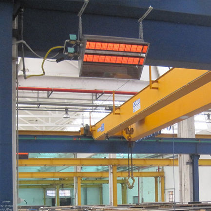 Keramik-Heizpaneele - C-RADPLUS HE - SIABS S.r.l. - Gas / deckenmontiert / Industrie
