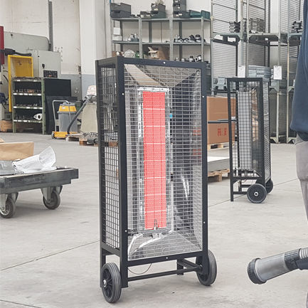 Keramik-Heizpaneele - M-RAD - SIABS S.r.l. - Gas / selbsttragend / Industrie