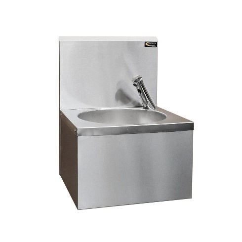 Wandmontiertes Handwaschbecken - LMASBE1 - SOFINOR SAS - in Würfelform / Edelstahl