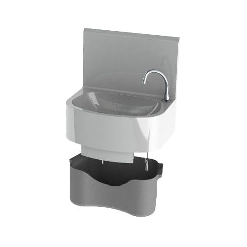 Wand-Handwaschbecken - LMAMP - SOFINOR SAS - Edelstahl