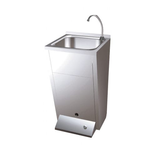Bodenstehendes Handwaschbecken - LMAP1 - SOFINOR SAS - rechteckig / Edelstahl