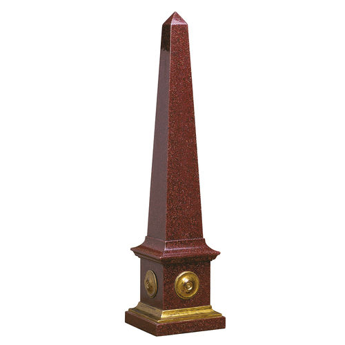 Marmorskulptur - OBELISK TALL - ACANTO - Harz / handgefertigt / freistehend