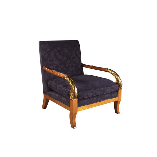 Klassischer Sessel - OLMOS - ACANTO - Stoff / Buche / mit Kissen