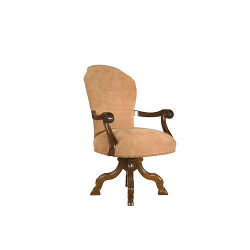 Klassischer Bürosessel - ALGARVE - ACANTO - Stoff / Buche / beige