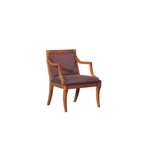 Klassischer Bürosessel - LOBE - ACANTO - Stoff / Buche / mit 4 Beinen