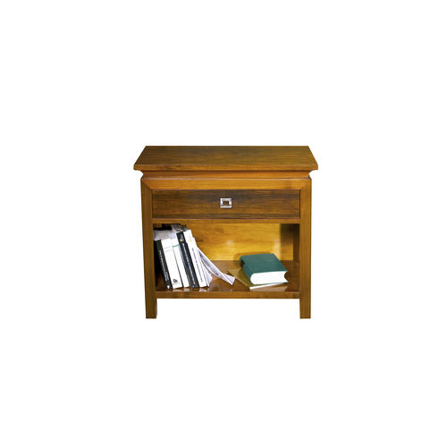 Moderner Nachttisch - GALEA BIG - ACANTO - Nussbaum / Holzfurnier / Gestell aus Holz