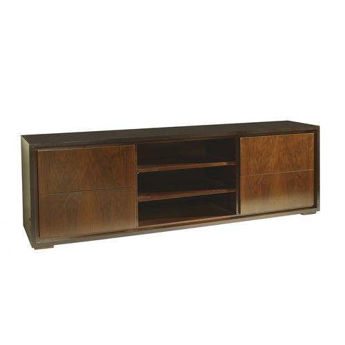 Modernes Fernsehmöbel - KENYA - ACANTO - lowboard / mit Schubladen / mit Regal