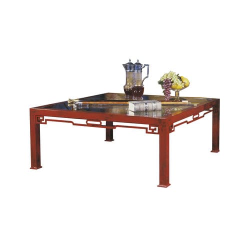 Klassischer Couchtisch - JAPON - ACANTO - Metall / Gestell aus Metall / quadratisch