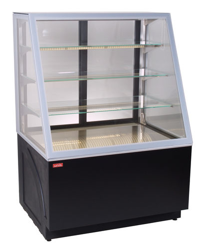 Standkühlvitrine - ALDAN BASIC STRAIGHT - UNIS COOL - für Konditoreien / für Bäckerei / mit Licht