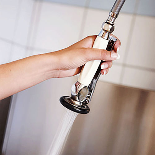 Aufsatz-Einhebelmischer - WEXIODISK - thermostatisch / verchromter Messing / für Küche