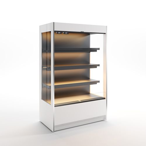 Beheizte Verkaufsvitrine / Schrank - GRAB&GO CLASSIC HOT - CIAM S.P.A. - mit Sichtfläche / Positivtemperatur / mit integrierter Beleuchtung