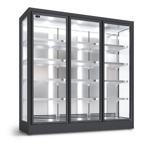 Wandmontierte Kühlvitrine - CIAM S.P.A. - für Einzelhandel / Edelstahl / farbig