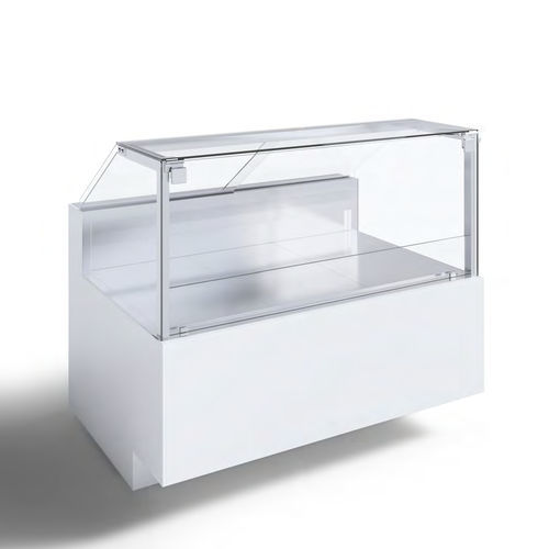 Verkaufskühlvitrine - 6040 P10 M R6 H1300 - CIAM S.P.A. - für Schlachtereien / Edelstahl / Aluminium