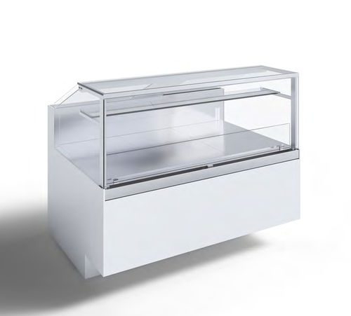 Verkaufskühlvitrine - 6040 P10 M S2 H1200 - CIAM S.P.A. - für Schlachtereien / Aluminium / Edelstahl