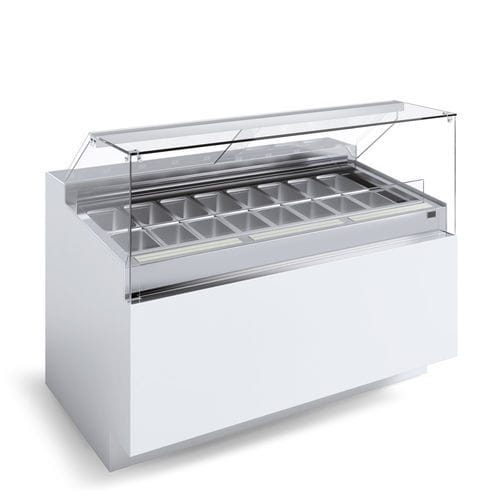 Verkaufskühlvitrine - Serie 900 GEL R4 H1200 - CIAM S.P.A. - für Konditoreien / Edelstahl / Aluminium
