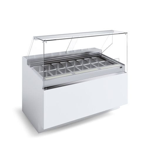 Verkaufskühlvitrine - Serie 900 GEL R4 H1350 - CIAM S.P.A. - für Konditoreien / Edelstahl / Aluminium