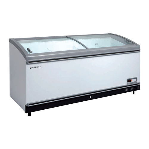 Profi-Gefrierschrank - SMR-220-SL-AD - CORECO - Truhe / verglast