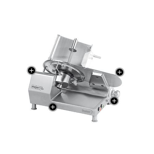 Lebensmittel-Schneidemaschine / für Schinken - GRAVINOX 300 - DADAUX SAS - automatisch / Profi / Rundmesser
