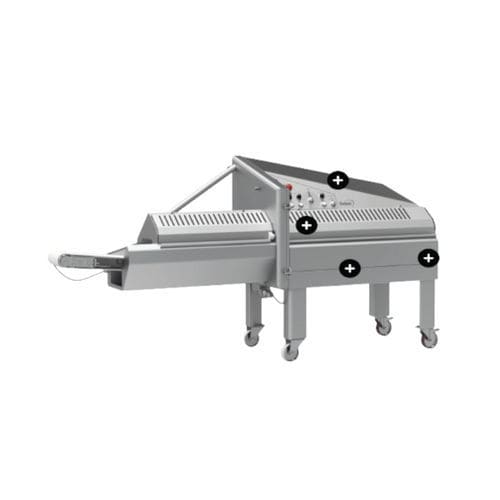 Profi-Kutter - ICONE 1100 WITH BAND - DADAUX SAS - automatisch / Häcksel / Fleisch