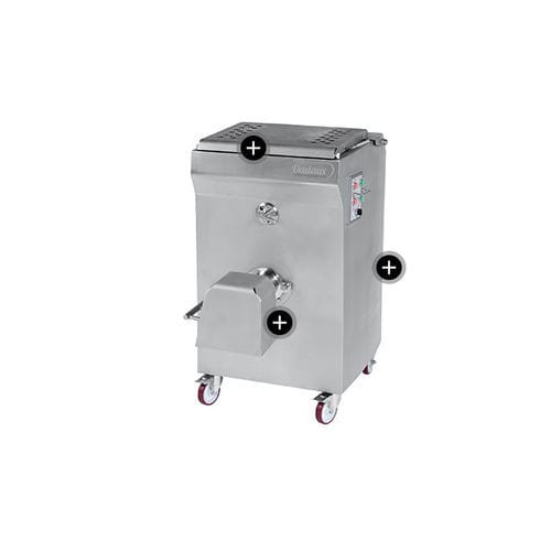 Mischer-Fleischwolf - TX 114 ML - DADAUX SAS - automatisch / Profi / auf Rollen