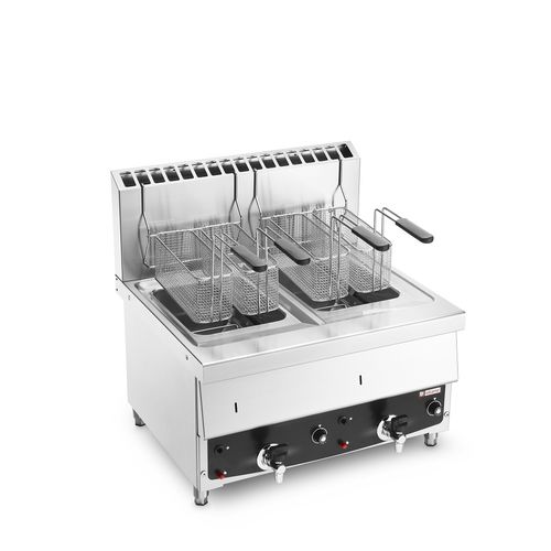 Gas-Fritteuse - GT 10+10 - ELFRAMO SPA - Profi / Aufsatz