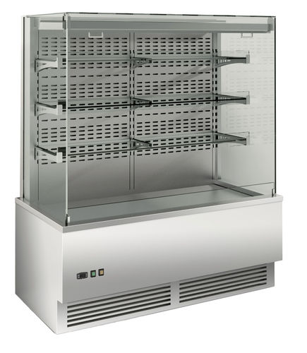 Standkühlvitrine - Wall Display Case - EMAINOX SRL - für Einzelhandel / für Restaurants / Edelstahl