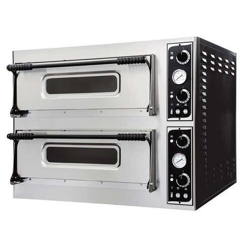 Profi-Pizzaofen - BASIC XL 66 - PRISMAFOOD - Elektro / freistehend / mit 2 Kammern
