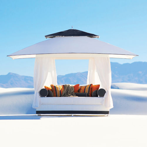 Garten-Bett / Himmel - MERCURY - TUUCI - Doppelbett / modern / Polster