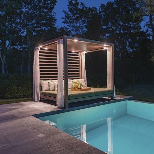 Holzpavillon - SOLANOX - TUUCI - Aluminium / Holzdach / Metall