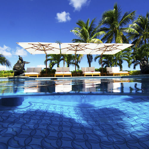 Quadratischer Sonnenschirm - OCEAN MASTER MAX CANTILEVER - TUUCI - achteckig / Ampel / teleskopisch