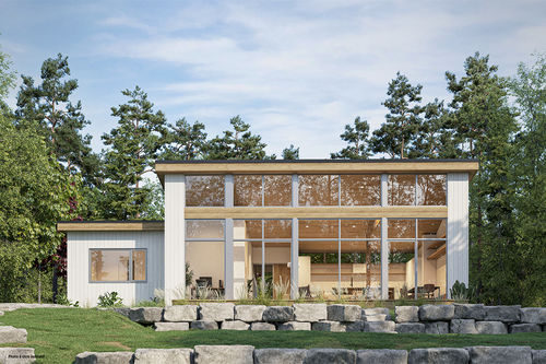 Fertigbauhaus - ÉLOÏSE - Industries Bonneville - modern / Holz