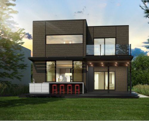 Fertigbauhaus - MAISON - Industries Bonneville - modern / 2-Etagen