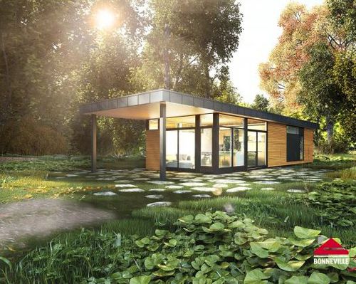 Fertigbau-Mikrohaus - BONZAÏ - Industries Bonneville - modern