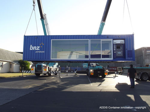 Baucontainer für Gewerbegebrauch - BNZ PORTABANK - addis container - für Baustellen