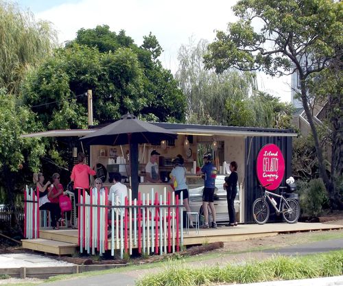Baucontainer für Gewerbegebrauch - ISLAND GELATO COMPANY - addis container - für Einzelhandel