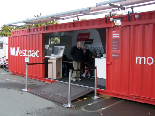 Baucontainer für Gewerbegebrauch - BANK FOR CHRISTCHURCH EARTHQUAKE RELIEF - addis container - für Baustellen