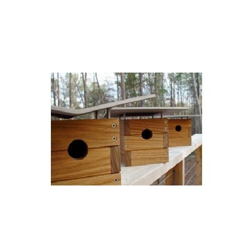 Teakholz-Vogelhäuschen - RALPH - wieler - Aluminium / Edelstahl / Laubholz
