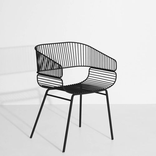 Moderner Stuhl - TRAME - Petite Friture - für den Innenraum / aus lackiertem Stahl / Gestell aus bemaltem Stahl