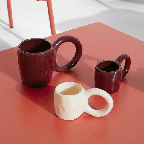 Steingut-Kaffeetasse - Donut - Petite Friture