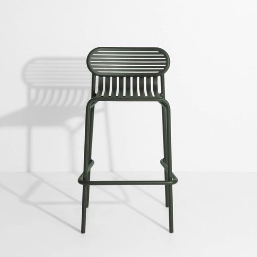 Moderner Barstuhl - WEEK-END - Petite Friture - für Garten / für Terrasse / für den Innenraum