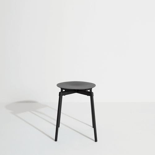 Moderner Hocker - Fromme - Petite Friture - Aluminium / Gestell aus Aluminium / rund