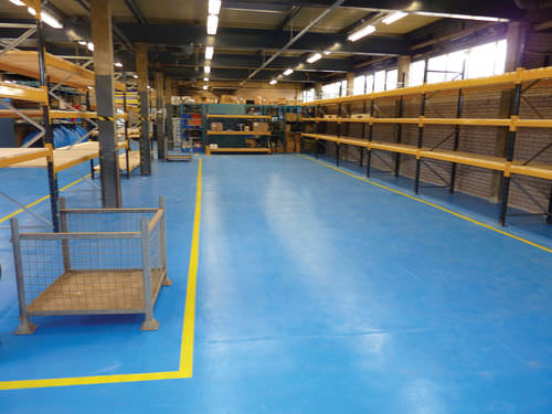 Epoxidharzbodenbelag - WATER BASED RAPID - Watco Industrial Flooring - gewachst / polierte Betonoptik / hochbelastbar