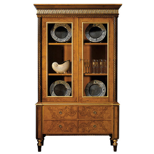 Klassische Vitrine - ATENEA - Colección Alexandra - Glas / Holz