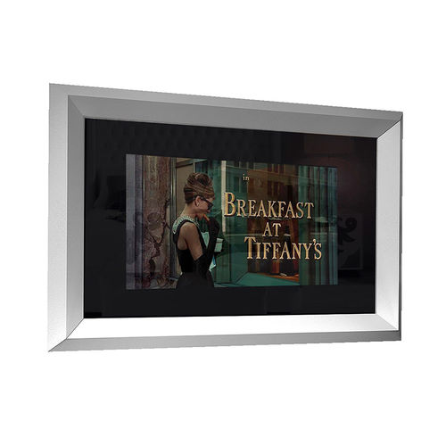 Wandmontierter TV-Spiegel - COMPASS - Colección Alexandra - modern / rechteckig / grau
