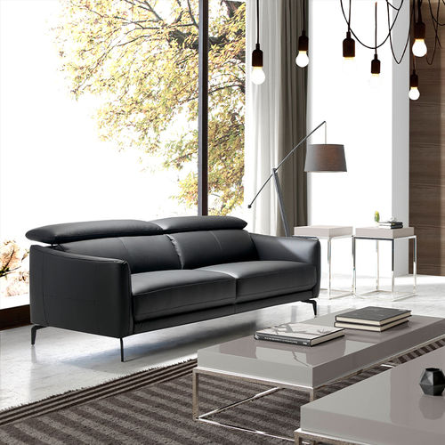 Modernes Sofa - 6059 - Angel Cerdá - Leder / Kuhfell / mit Armlehnen