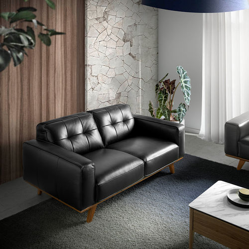 Modernes Sofa - 6030 - Angel Cerdá - Leder / Kuhfell / mit Armlehnen