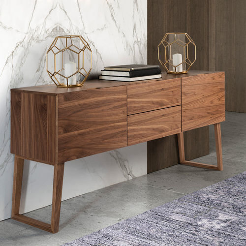 Sideboard mit hohen Beinen - 3077 - Angel Cerdá - modern / Nussbaum / mit Schubladen