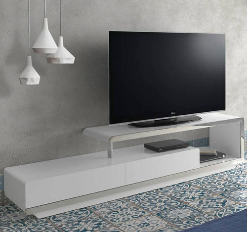 Modernes Fernsehmöbel - 3042 - Angel Cerdá - lowboard / mit Schubladen / lackiertes Holz