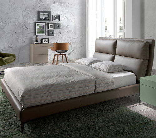 Doppelbett - 7014 - Angel Cerdá - modern / Polster / Kopfteil