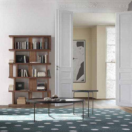 Wandmontiertes Regal - 3023 - Angel Cerdá - Design / Nussbaum / für Büro